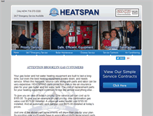 Tablet Screenshot of heatspan.com